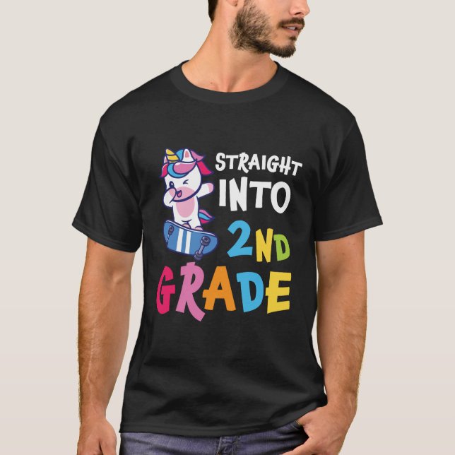 back to school for 2nd grade t-shirt (Front)