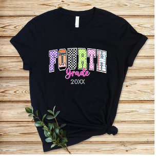 Back to School Fourth Grade Varsity T-Shirt