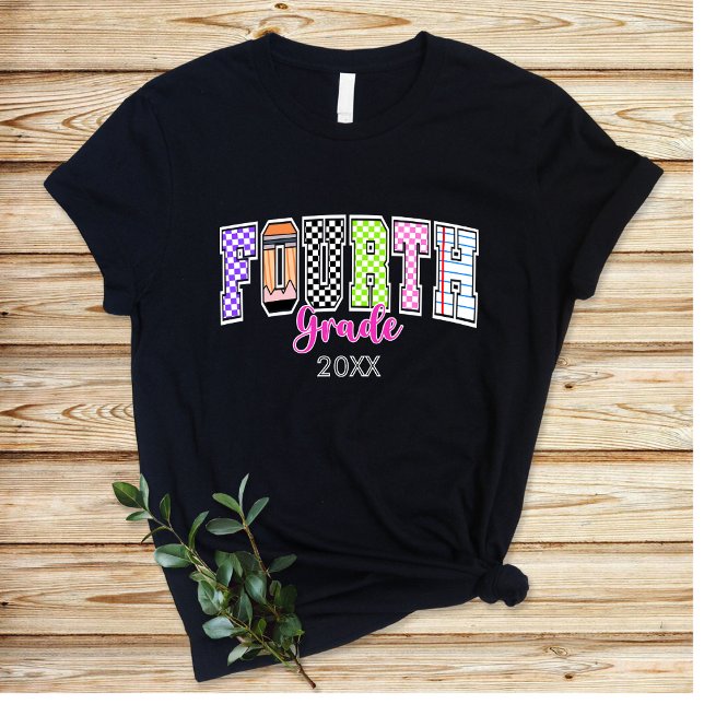 Back to School Fourth Grade Varsity T-Shirt (Creator Uploaded)