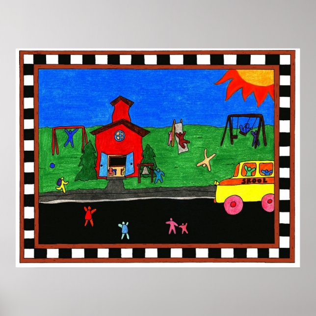 Back To School Framed Print (Front)