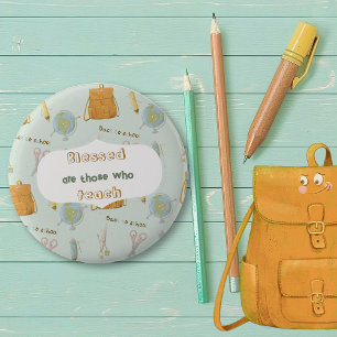 Back to School Friends  6 Cm Round Badge