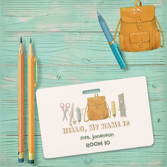 Back to School Friends ID Badge (Creator Uploaded)