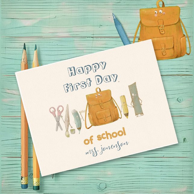 Back to School Friends  Postcard (Creator Uploaded)