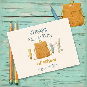 Back to School Friends  Postcard