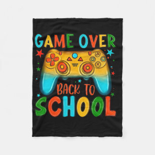 Back To School Fun Game Over Teacher Student Kid Fleece Blanket