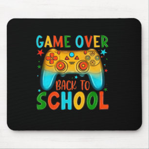 Back To School Fun Game Over Teacher Student Kid Mouse Pad