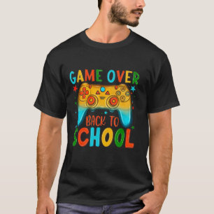 Back To School Fun Game Over Teacher Student Kid T-Shirt