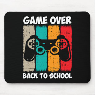 Back To School Fun Game Over Teacher Student Video Mouse Pad