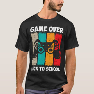 Back To School Fun Game Over Teacher Student Video T-Shirt