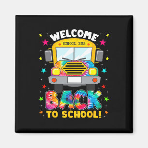 Back To School Fun Outfit School Bus Driver Magnet