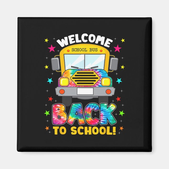 Back To School Fun Outfit School Bus Driver  Magnet (Front)