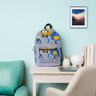Back To School Fun Printed Backpack