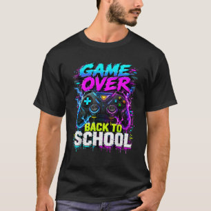 Back To School Funny Game Over Teacher Student T-Shirt