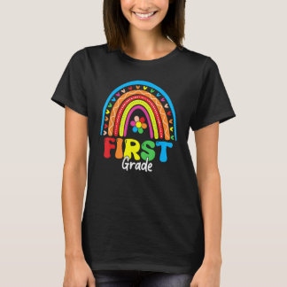 Back To School Funny Happy First Day Of First Grad T-Shirt