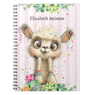 Back-To-School Funny Llama Classic Notebook