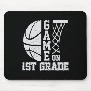Back To School Game On 1st Grade Fun Basketball Ki Mouse Pad
