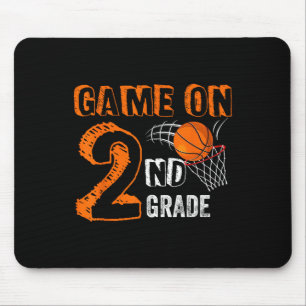 Back To School Game On 2nd Grade Basketball Gamer Mouse Pad