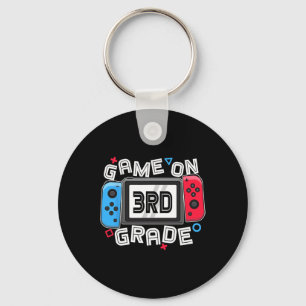 Back To School Game On 3rd Grade Fun Gamer Kids Bo Key Ring