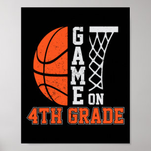 Back To School Game On 4th Grade Fun Basketball Ki Poster