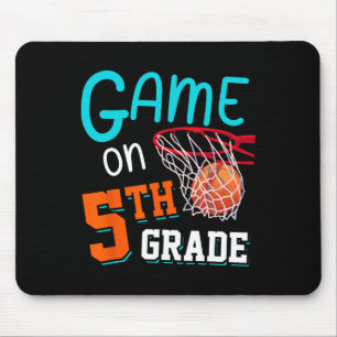 Back To School Game On 5th Grade Fun Basketball Ki Mouse Pad