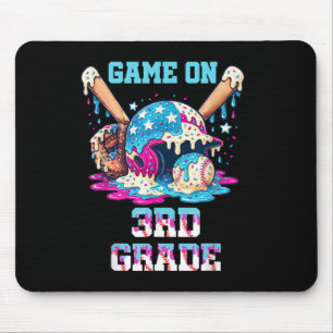 Back To School Game On Third Grade Baseball First Mouse Pad