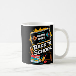 Back to school gamer level up new school year coffee mug