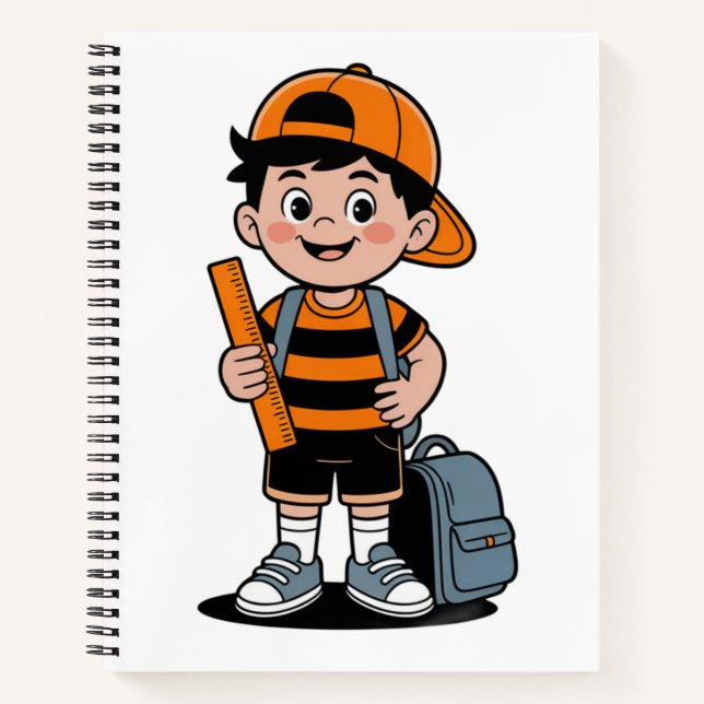 BACK TO SCHOOL, GET READY FOR A NEW ADVENTURE NOTEBOOK (Front)