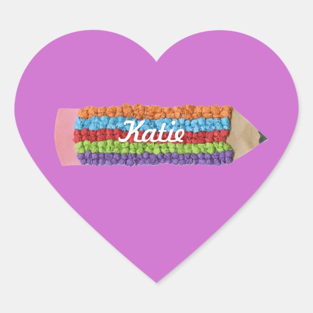 Back to school gift - personalised sticker (Front)