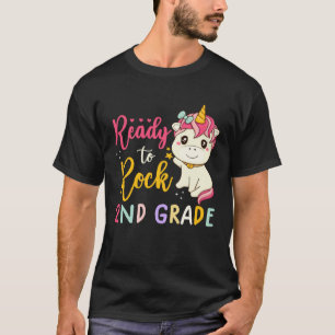 back to school  girls ready to rock 2nd grade Unic T-Shirt