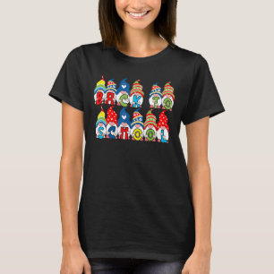 Back To School Gnomies Cute Gnome Students Teacher T-Shirt