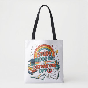 Back to School Graphic Shirt, College Study Gift,  Tote Bag