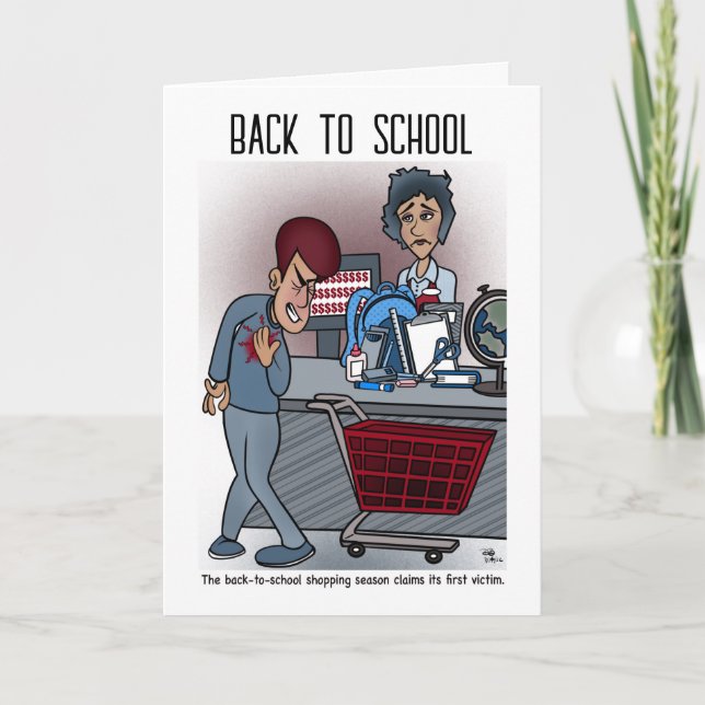 Back To School Greeting Card (Front)