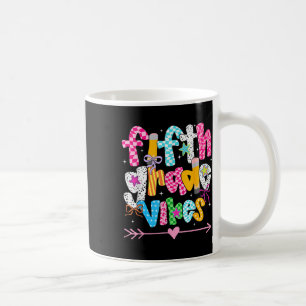 Back To School Groovy Teacher Fifth Grade Vibes Sm Coffee Mug
