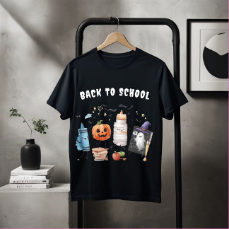 Back to School Halloween Shirt Cute Pumpkin Mumm