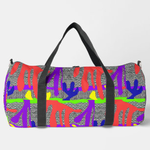 Back To School Hand Jive School Travel Hiking Duffle Bag