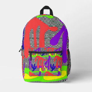 Back To School Hand Jive School Travel Hiking  Printed Backpack