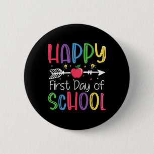 Back To School Happy First Day Of School Kids Chil 6 Cm Round Badge