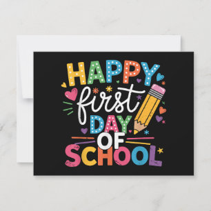 Back To School Happy First Day Of School Teacher B