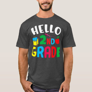 Back to school-hello 2nd grade T-Shirt