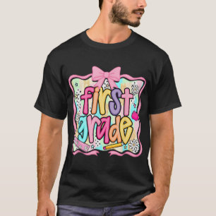 Back To School Hello First Grade Team 1St Grade  T-Shirt