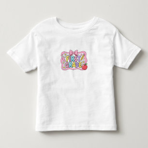 Back To School Hello First Grade Team 1st Grade Toddler T-Shirt