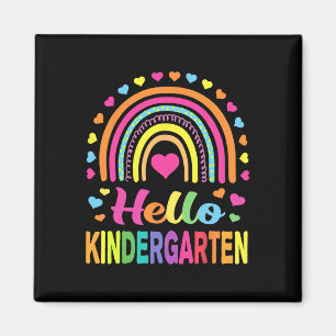 Back to School Hello Kindergarten Squad Teachers W Magnet