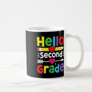 Back To School Hello Second Grade Team 2nd Grade B Coffee Mug