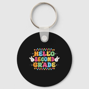 Back To School Hello Second Grade Team 2nd Grade B Key Ring