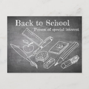 Back to School Holiday Postcard