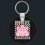 Back To School Howdy Kindergarten Cute Cowboy Cowg Key Ring<br><div class="desc">Back To School Howdy Kindergarten Cute Cowboy Cowgirl Kids</div>