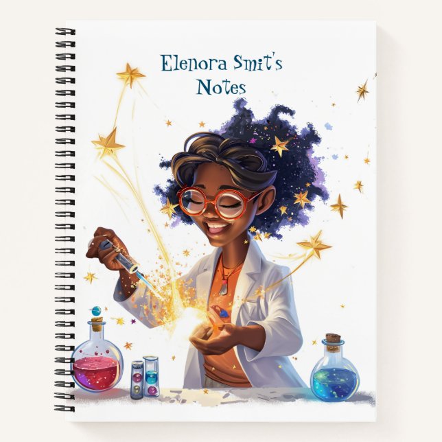 Back To School I Science 3 Notebook (Front)