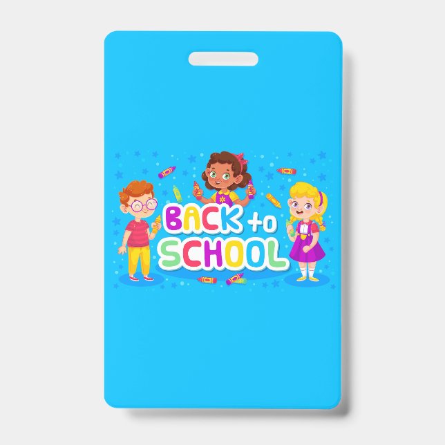 Back to school ID badge (Front)