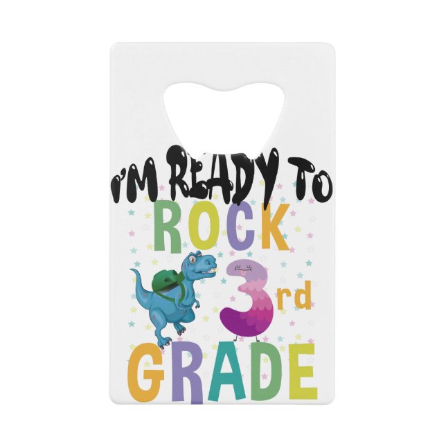 Back To School I'm Ready To Crush 3rd Grade Dino (Front)