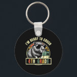 Back To School I'm Ready To Crush Fourth 4th Grade Key Ring<br><div class="desc">Back To School I'm Ready To Crush Fourth 4th Grade Capybara</div>